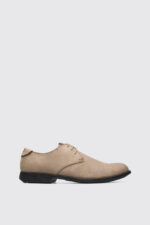 Mil Grey blucher shoes for men