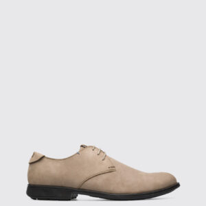 Mil Grey blucher shoes for men