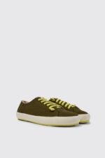 Peu Rambla Green recycled cotton sneakers for men