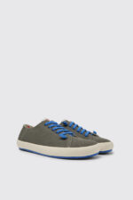 Peu Rambla Grey recycled cotton sneakers for men