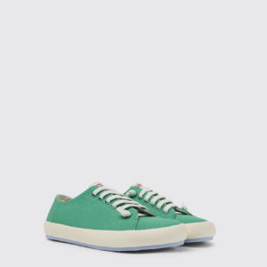 Peu Rambla Green recycled cotton sneakers for women