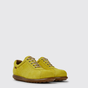 Pelotas Yellow nubuck sneakers for women