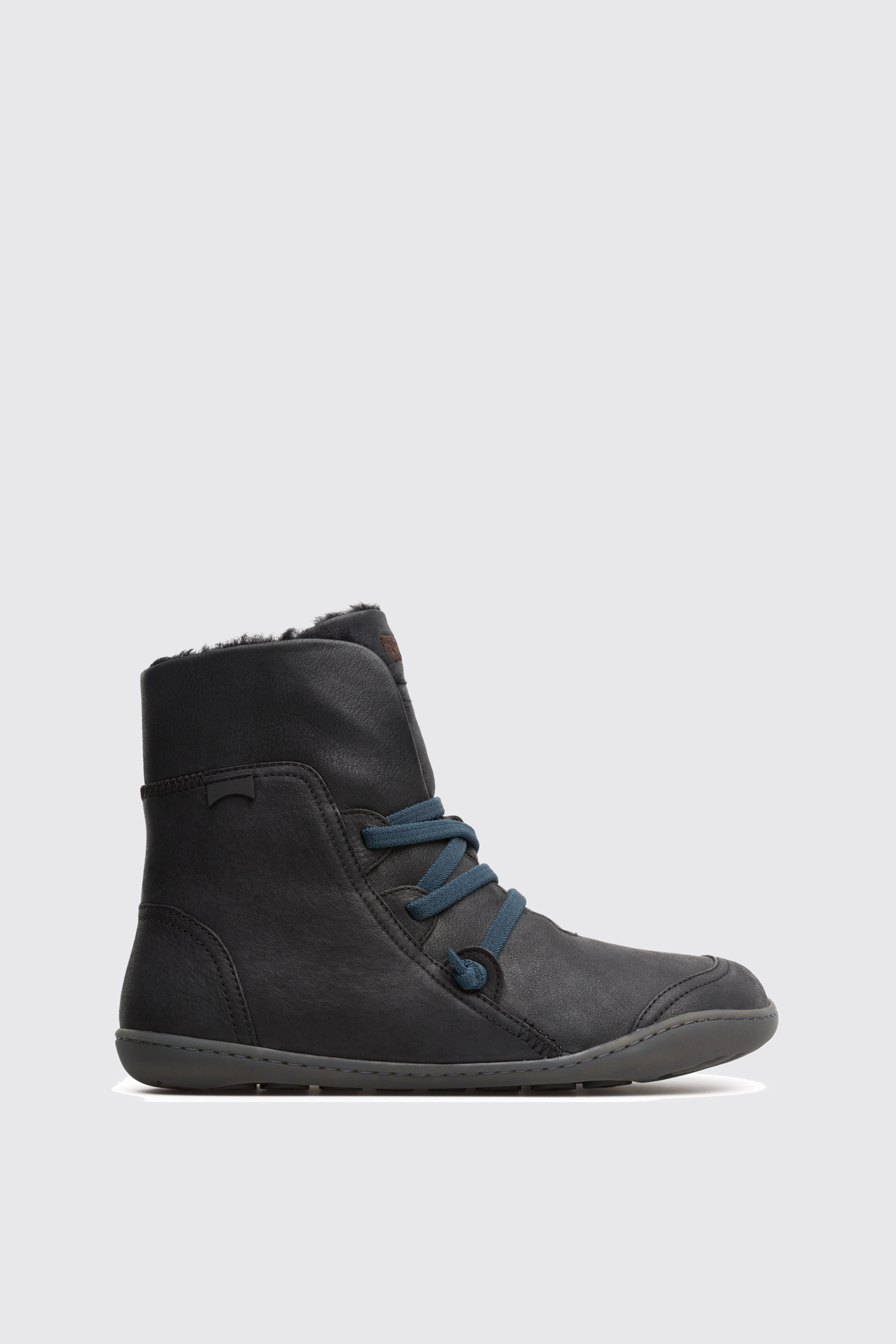 Peu Black Ankle Boots for Women