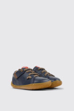 Peu Blue Leather Shoes for kids.
