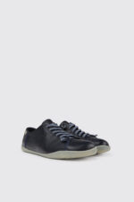 Peu Blue leather shoes for men
