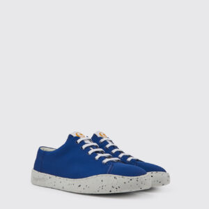 Peu Touring Blue recycled PET sneakers for men
