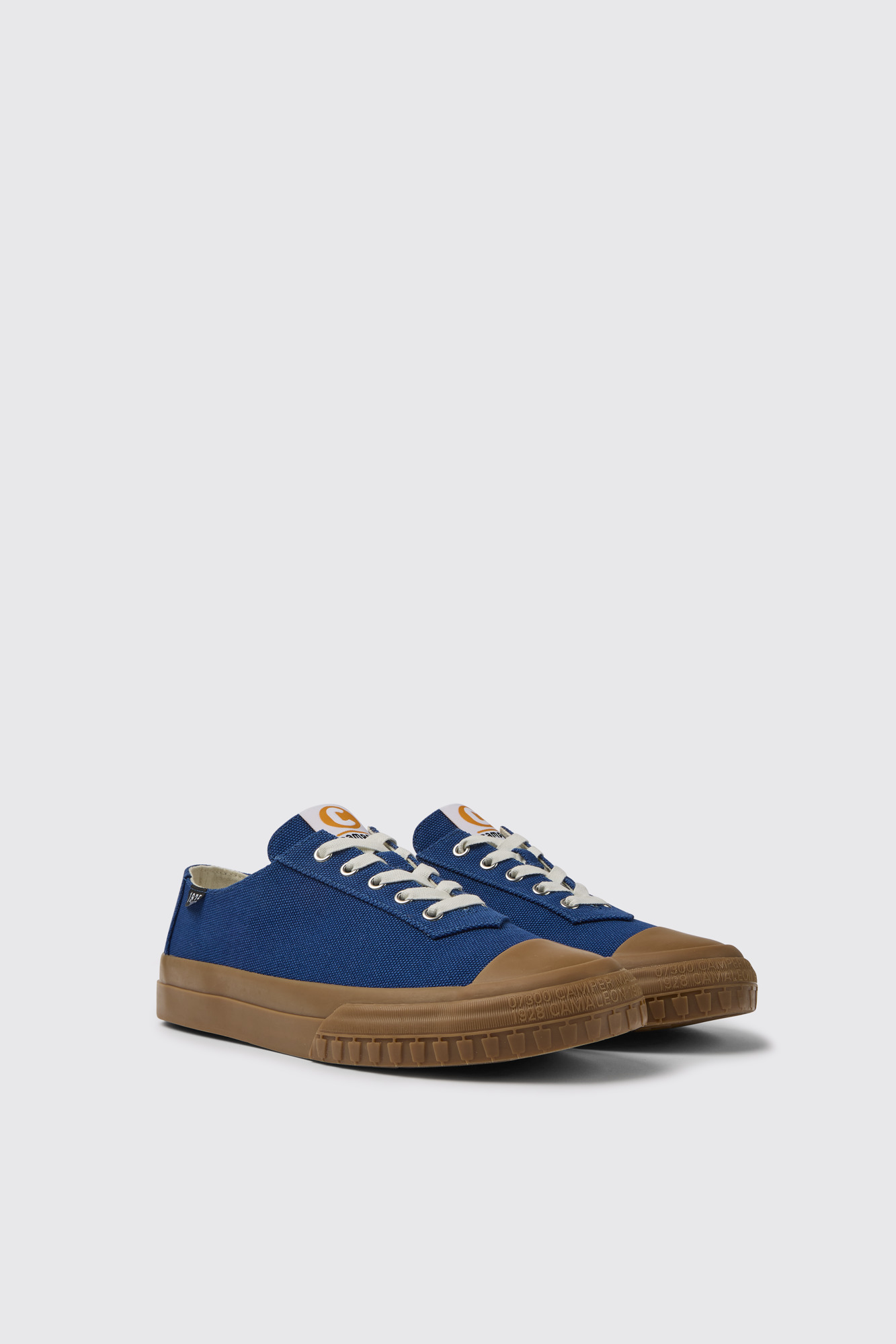 Camaleon Blue recycled cotton sneakers for men