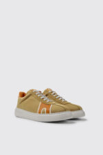 Runner K21 Brown, orange, and beige sneakers for men