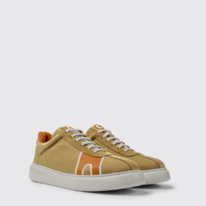 Runner K21 Brown, orange, and beige sneakers for men