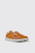 Runner K21 Orange, red, and white sneakers for men