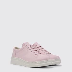 Runner Up Pink leather sneakers for women
