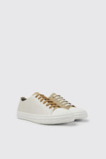 Twins Brown, beige, and white sneakers for women