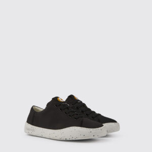 Peu Touring Black recycled PET sneakers for women
