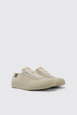 Camaleon Beige recycled hemp and cotton sneakers for women