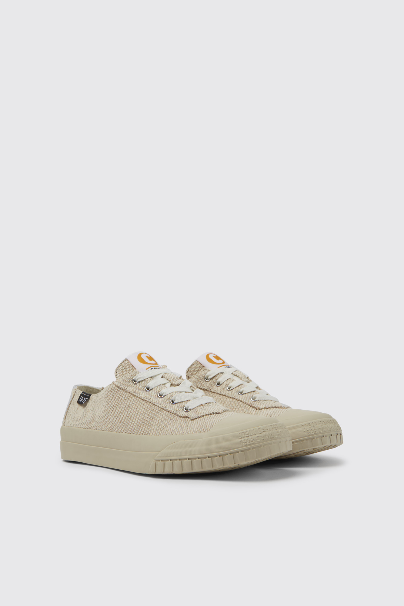 Camaleon Beige recycled hemp and cotton sneakers for women