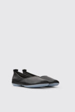 Right Black leather shoes for women