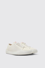 Peu Touring White Recycled PET Women's Sneakers.