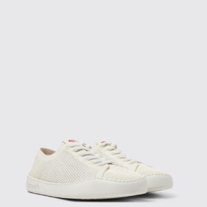 Peu Touring White Recycled PET Women's Sneakers.