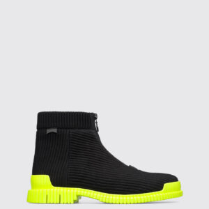 Pix Black Ankle Boots for Men