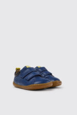 Peu Blue leather shoes for kids