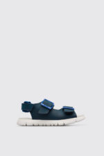 Oruga Blue sandal for kids