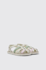 Miko Multicolored leather sandals for girls