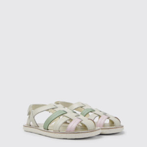 Miko Multicolored leather sandals for girls