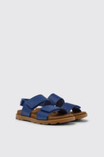 Brutus Sandal Blue leather sandals for kids