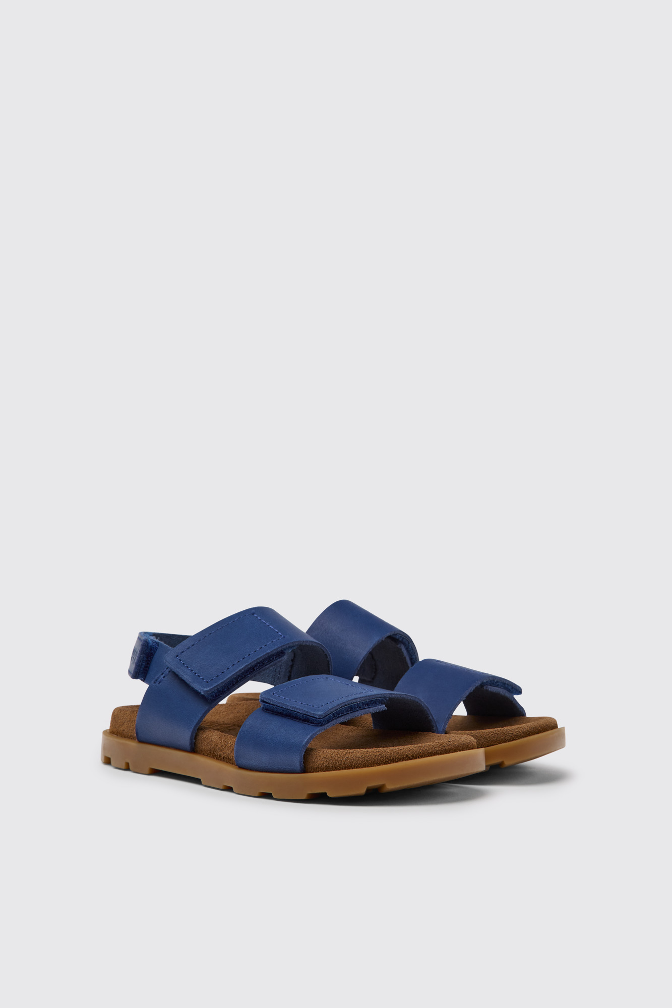 Brutus Sandal Blue leather sandals for kids