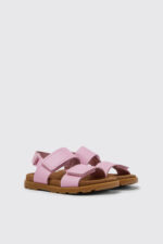 Brutus Sandal Pink leather sandals for girls
