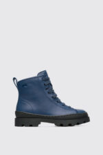 Brutus Blue lace up ankle boot for boys