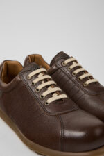 Pelotas Brown Vegetable-Tanned Leather Shoes for Men.