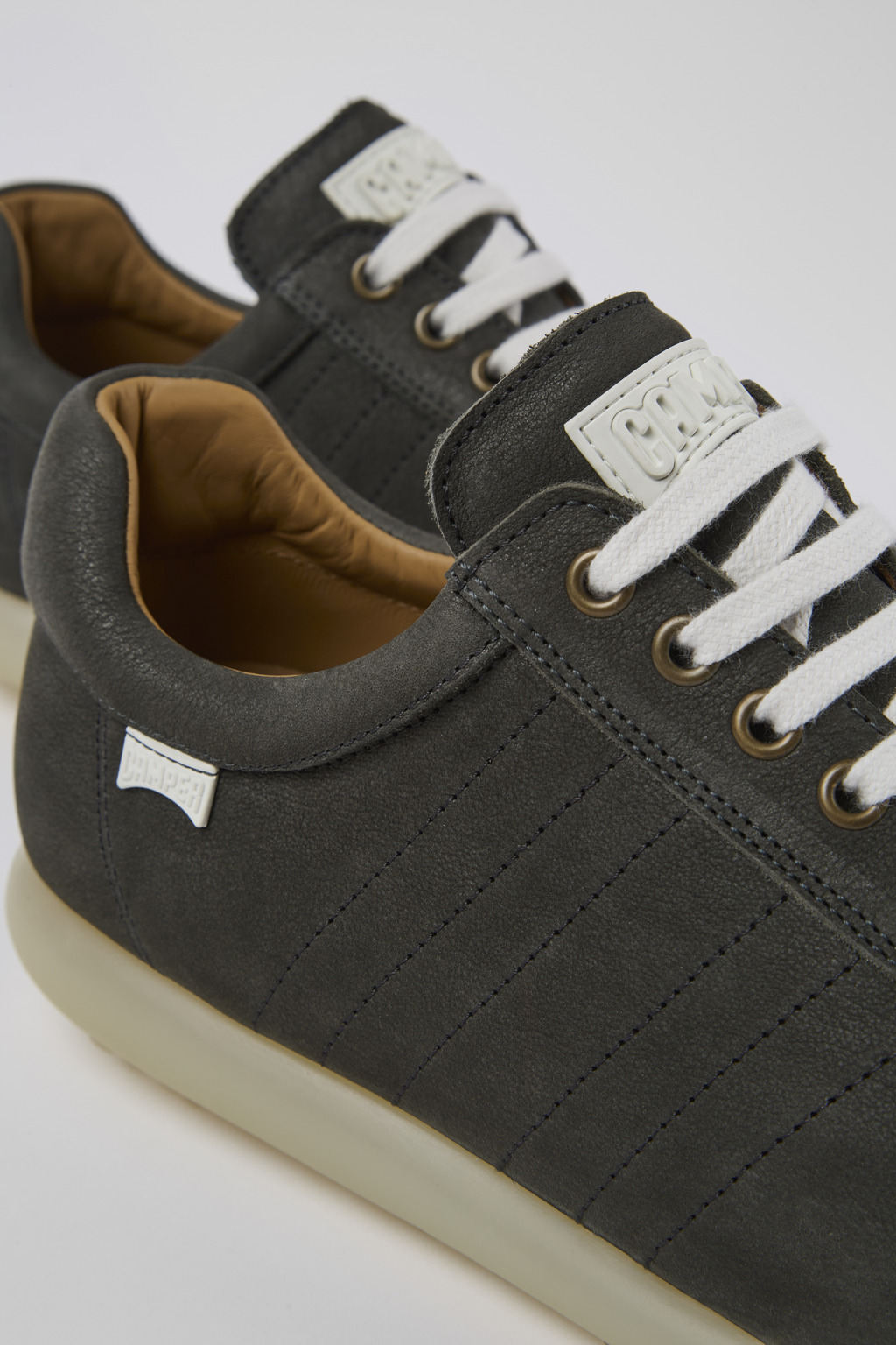 Pelotas Gray Nubuck Oxford Sneaker for Men