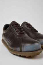 Pelotas Brown Leather Shoes for Men.