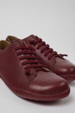 Peu Brown leather shoes for men