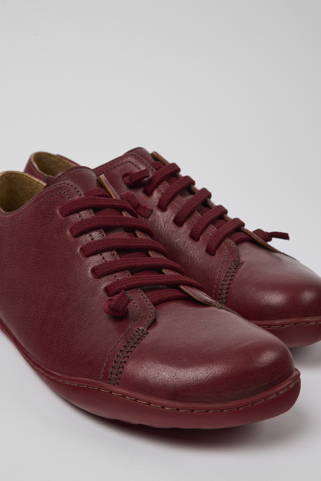 Peu Brown leather shoes for men