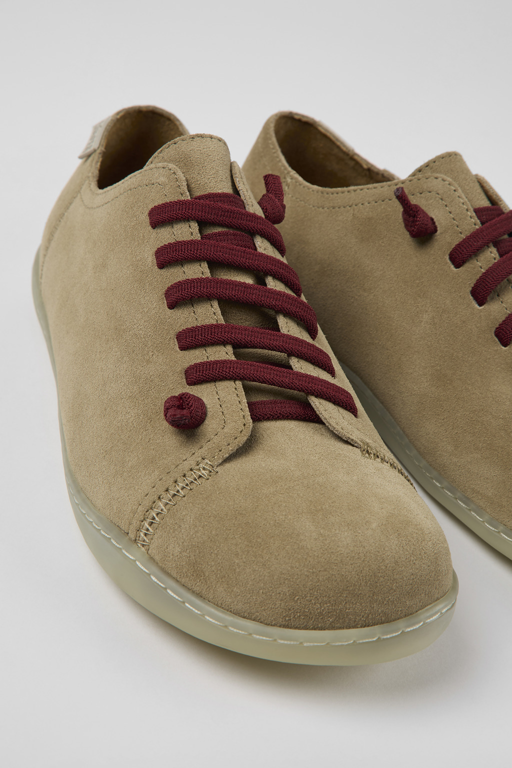 Peu Beige nubuck shoes for men