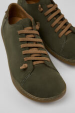 Peu Green nubuck shoes for men