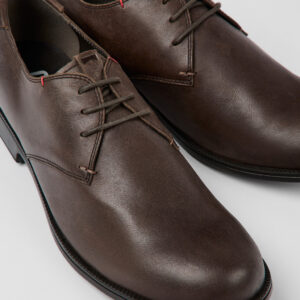 Mil 1913 Brown Leather Shoes for Men.