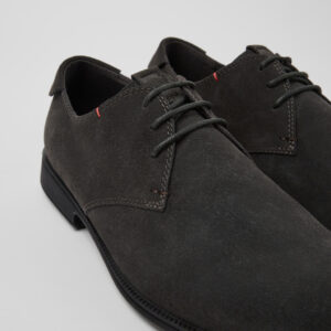 Mil 1913 Gray Nubuck Shoes for Men.