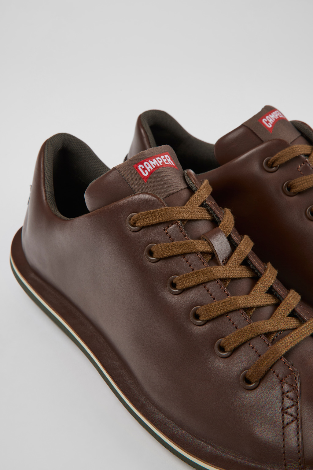 Beetle Brown leather shoes for men
