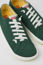 Peu Rambla Green textile sneakers for men
