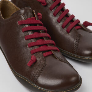 Peu Brown leather shoes for women