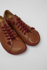 Peu Brown leather shoes for women
