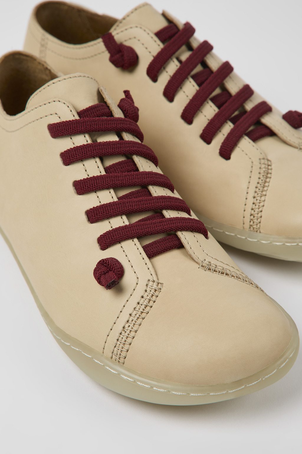 Peu Beige leather shoes for women