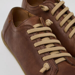 Peu Brown Leather Shoes for Women.