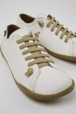 Peu White Leather Shoes for Women