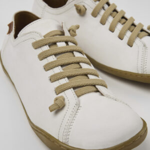 Peu White Leather Shoes for Women
