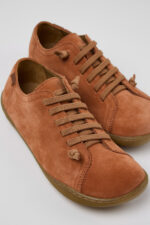 Peu Red Nubuck Shoe for Women.