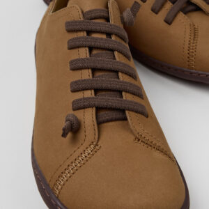 Peu Brown Leather and PET Shoes for Women.